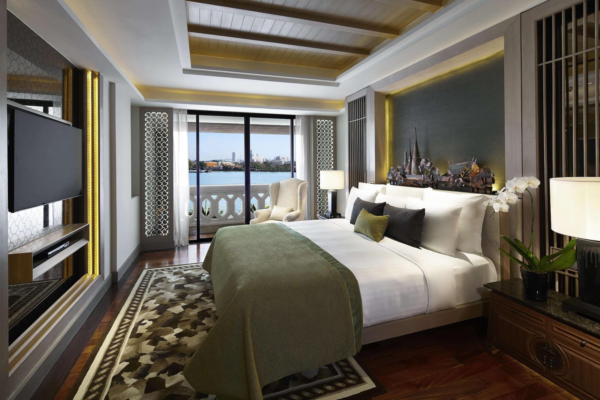 Anantara Riverside Bangkok Resort Εξωτερικό φωτογραφία A bedroom at the hotel