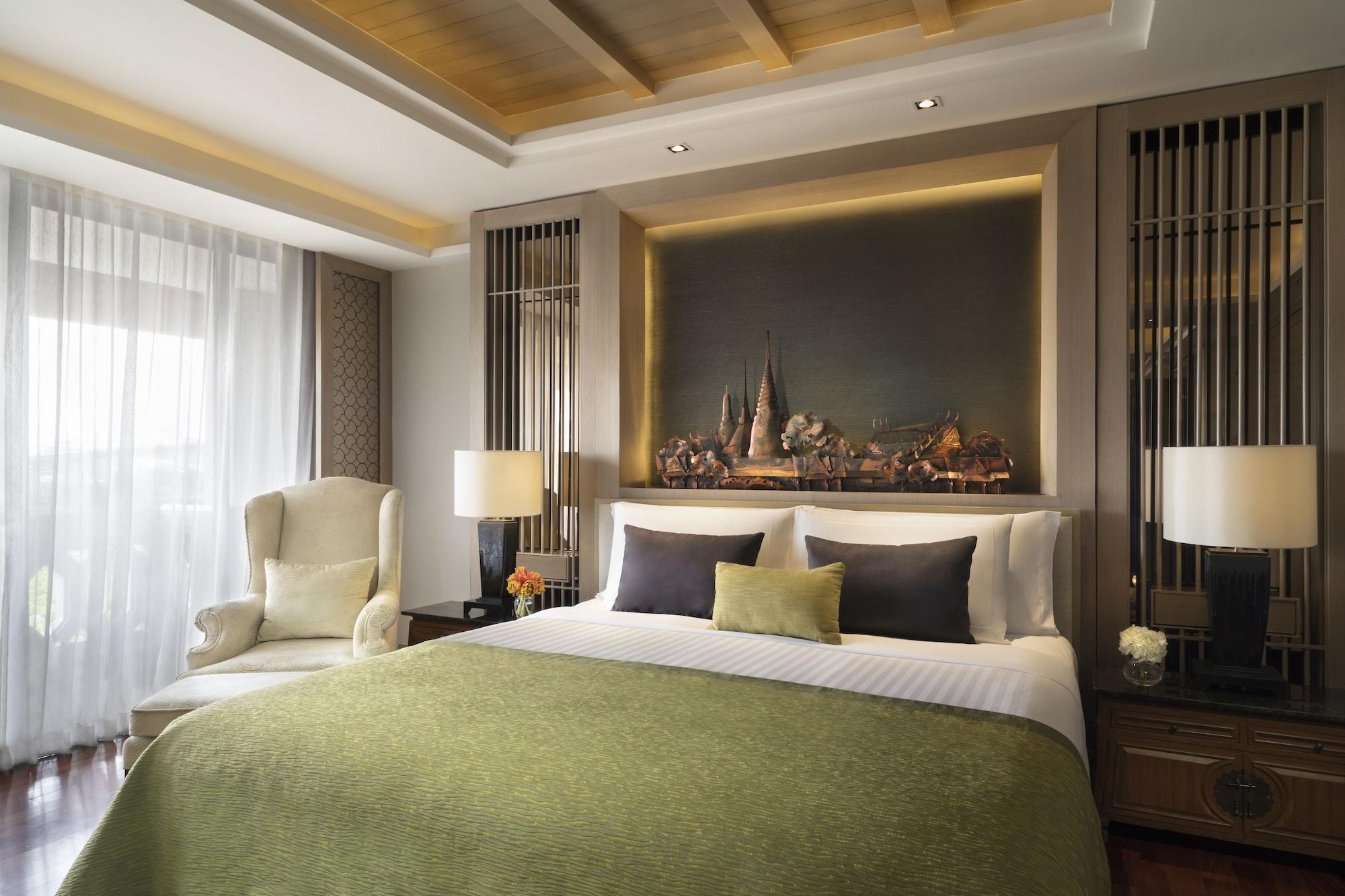 Anantara Riverside Bangkok Resort Εξωτερικό φωτογραφία A bedroom at the hotel